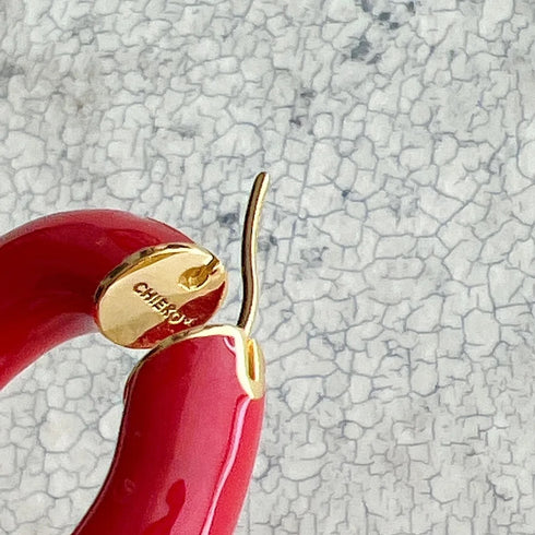 Big hoop pierce